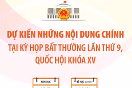 Dự kiến những nội dung chính tại Kỳ họp bất thường lần thứ 9, Quốc hội khóa XV