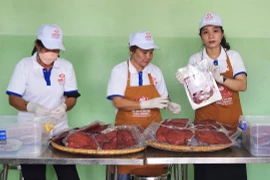 Sản phẩm bò một nắng Mười Đức (huyện Krông Pa) đạt chứng nhận OCOP 3 sao. Ảnh: N.D