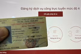 Cách đổi giấy phép lái xe hạng B1, B2 sang C1 trên Cổng dịch vụ công