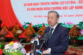 Phát biểu của Tổng Bí thư tại kỷ niệm 80 năm Ngày truyền thống Quân đội nhân dân