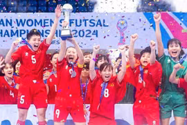 Chiến thắng lịch sử của các cô gái vàng futsal Việt Nam