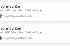 Các nhóm liên quan đến cụm từ "Thế hệ cợt nhả" thu hút hàng chục nghìn lượt tham gia. (Ảnh chụp màn hình)