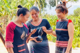 Dự án của chị H'Uyên Niê đã được kết nối, tạo điều kiện để tham gia các cuộc thi phụ nữ khởi nghiệp trong và ngoài tỉnh. Ảnh: T.D