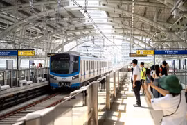 Tuyến metro số 1 của TP. Hồ Chí minh vào top 100 điểm đến tuyệt nhất năm 2025 do tạp chí Time tuyển chọn. Ảnh BLOOMBERG. Nguồn TTO