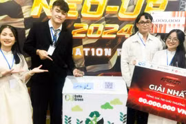 Thùng rác thông minh lan tỏa tinh thần khởi nghiệp xanh