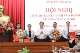 Ban Bí thư chuẩn y ba nhân sự tham gia Ban Thường vụ Tỉnh uỷ Đắk Lắk