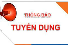 Thông báo tuyển dụng