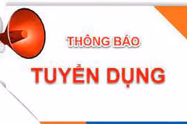 Thông báo tuyển dụng