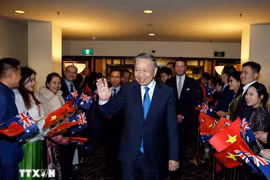 Tổng Bí thư, Chủ tịch nước Tô Lâm đến thủ đô Canberra, tiếp tục chuyến thăm cấp Nhà nước Australia