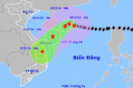 Bão số 7 bất ngờ tăng lên cấp 15 trên Biển Đông