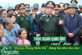 Trọn nghĩa quân dân vượt bão lũ