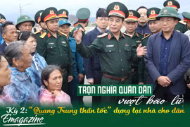 Trọn nghĩa quân dân vượt bão lũ