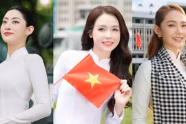 Minh Hằng, Sam tự hào trong tà áo dài mừng lễ 30.4