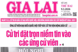 Báo Gia Lai số thứ hai ngày 9-3-2026