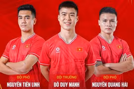 Đỗ Duy Mạnh được trao băng thủ quân đội tuyển Việt Nam, hai cộng sự là ai?