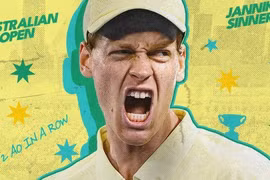 Áp đảo Zverev, Sinner vô địch Úc mở rộng 2025