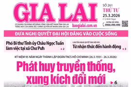 Báo Gia Lai số thứ tư ngày 25-3-2026