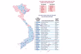 Dự kiến tên gọi của 34 đơn vị hành chính cấp tỉnh sau sáp nhập, hợp nhất