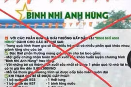 Cảnh báo lừa đảo chiêu sinh chương trình 'Binh nhí anh hùng'
