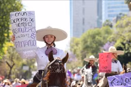 Hàng ngàn người xuống đường kêu gọi chấm dứt bạo lực và bất bình đẳng giới tại Italia (ảnh minh họa, nguồn: TTXVN).