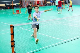 Dàn sao cầu lông Việt Nam đổ bộ Gia Lai chuẩn bị cho Giải vô địch cầu lông các cây vợt xuất sắc.