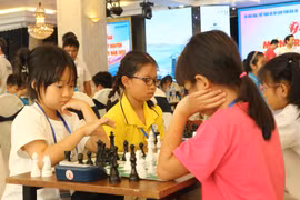 Khai mạc Giải cờ vua trẻ miền Trung và Tây Nguyên mở rộng lần thứ VII 