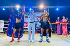 Sôi động Đêm võ đài Bình Định tại xã Hoài Ân