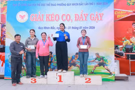 Bế mạc Giải kéo co, đẩy gậy thuộc Đại hội Thể dục thể thao phường Quy Nhơn Bắc năm 2026.