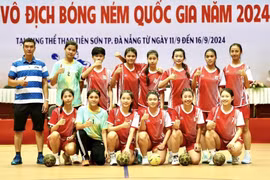 Đội nữ bóng ném Gia Lai (Bình Định cũ) giành huy chương đồng tại Giải vô địch bóng ném quốc gia năm 2024.