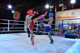 216 vận động viên tranh tài Giải vô địch trẻ kickboxing tỉnh Gia Lai lần thứ I 
