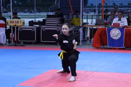 Đoàn Gia Lai đứng nhất toàn đoàn nội dung quyền thuật