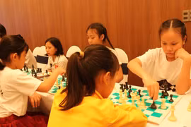 Một số em là VĐV ở đội năng khiếu tỉnh nên có sự chững chạc, điềm tĩnh hơn