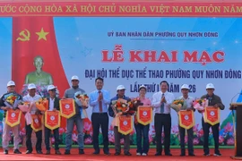 Hơn 200 vận động viên tham gia Đại hội TDTT phường Quy Nhơn Đông lần thứ I năm 2026.