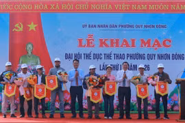 Hơn 200 vận động viên tham gia Đại hội TDTT phường Quy Nhơn Đông lần thứ I năm 2026.