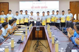 Đội bóng nam Trường Đại học Quy Nhơn xuất quân tham dự Vòng chung kết Giải bóng đá Thanh niên sinh viên Việt Nam năm 2026