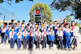 Kết nạp đoàn viên, đội viên tại “địa chỉ đỏ”: Bồi đắp lòng yêu nước, tinh thần cống hiến