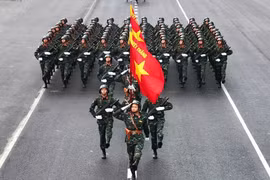 Hôm nay, lực lượng diễu binh, diễu hành Bộ Quốc phòng vào Nam bằng tàu hỏa