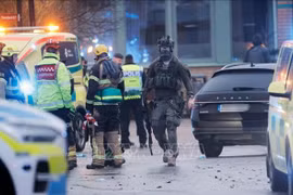 Vụ nổ súng tại Thụy Điển: Khoảng 10 người thiệt mạng, gồm cả nghi phạm