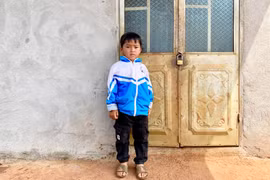 Xót lòng cháu bé mồ côi 