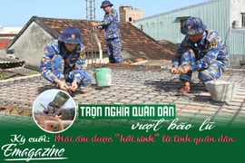Trọn nghĩa quân dân vượt bão lũ