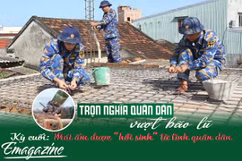 Trọn nghĩa quân dân vượt bão lũ