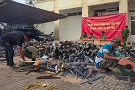 Kon Tum: Tiêu hủy hơn 1.000 khẩu súng và 12.000 viên đạn