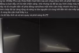 'Vật thể lạ' xuất hiện trên bầu trời Việt Nam khiến nhiều người thắc mắc