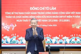 Phát biểu của Tổng Bí thư Tô Lâm tại Bệnh viện Hữu Nghị nhân kỷ niệm 71 năm Ngày Thầy thuốc Việt Nam.