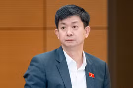 Tổng Thư ký Quốc hội Lê Quang Tùng phát biểu sáng 7-1. Ảnh Media Quốc hội. Nguồn vnexpress.net