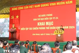 Truy thăng quân hàm 12 liệt sĩ hy sinh trong diễn tập tác chiến phòng thủ Quân khu 7