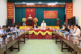 Kiểm tra công tác chuẩn bị bầu cử tại 2 xã Phù Mỹ Tây và Phù Mỹ Bắc