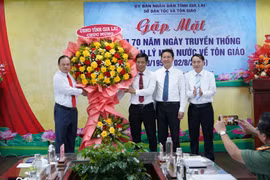 Gặp mặt kỷ niệm 70 năm Ngày truyền thống ngành Quản lý Nhà nước về tôn giáo