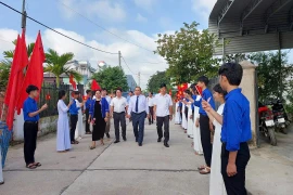 Phó Chủ tịch UBND tỉnh Gia Lai Dương Mah Tiệp dự Ngày hội Đại đoàn kết dân tộc tại huyện Phú Thiện