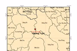 Rạng ngày 6-10, một trận động đất mạnh 4,9 độ richter (độ lớn M) đã xảy ra tại xã Măng Bút (tỉnh Quảng Ngãi).